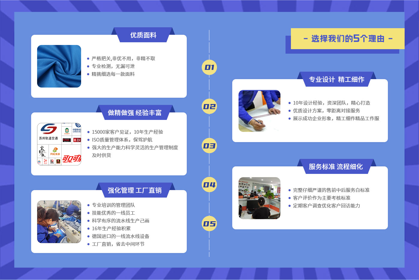 选择烟台工作服的5大理由